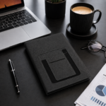 SETARTS Executive Organizer Diary A5 Black | Mobile Pocket & Pen Holder | 192 Pages - Image 3
