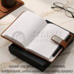 SETARTS Executive Organizer Diary A5 – Brown | Magnetic Closure | Front Pocket | Pen Holder | 192 Pages | Set of 2 - Image 3