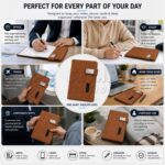 SETARTS Executive Organizer Diary A5 – Brown | Magnetic Closure | Front Pocket | Pen Holder | 192 Pages | Set of 2 - Image 5