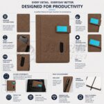 SETARTS Executive Business Diary A5 – Mobile & Pen Holder | 192 Pages - Image 4