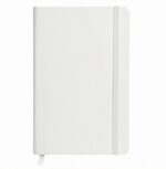 SETARTS Premium Hardcover Notebook A5 – White | 192 Pages | 80 GSM Paper | Elastic Closure & Ribbon Bookmark