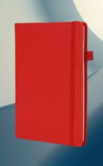 SETARTS Premium Hardcover Notebook A5 – Red | 192 Pages | 80 GSM Paper | Elastic Closure & Ribbon Bookmark