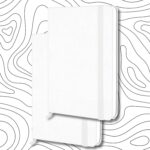 SETARTS Premium Hardcover Notebook A5 – Set of 2 | White | 192 Pages | Elastic Closure | Bookmark Ribbon